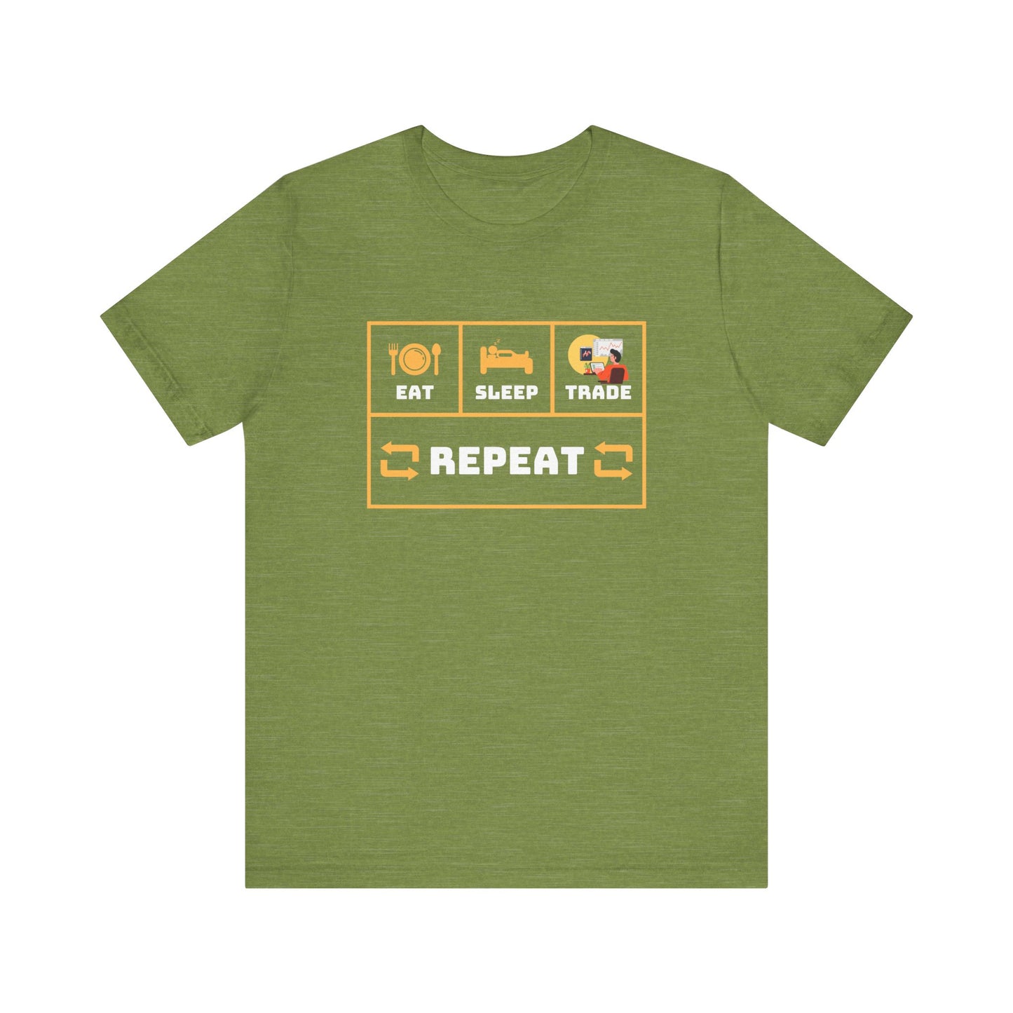 Eat Sleep Trade Repeat - Graphic T-Shirt
