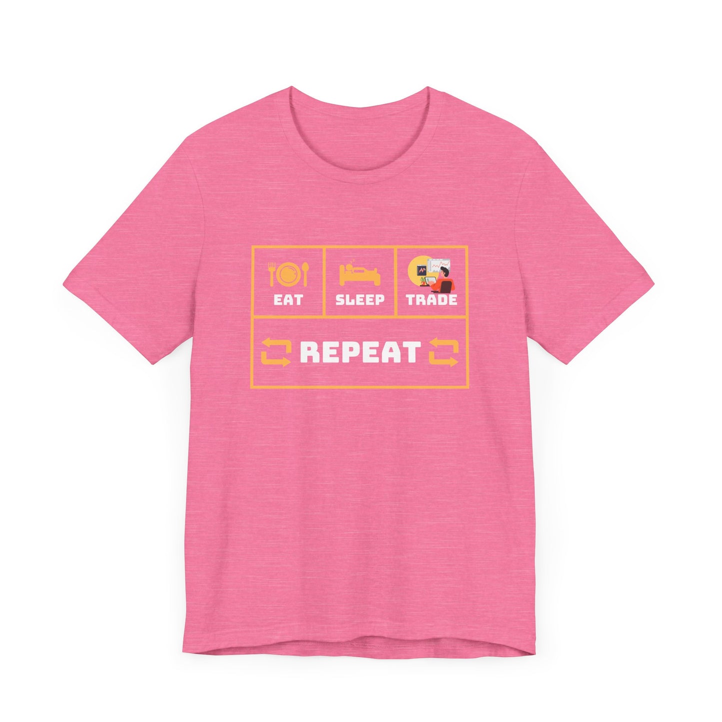 Eat Sleep Trade Repeat - Graphic T-Shirt
