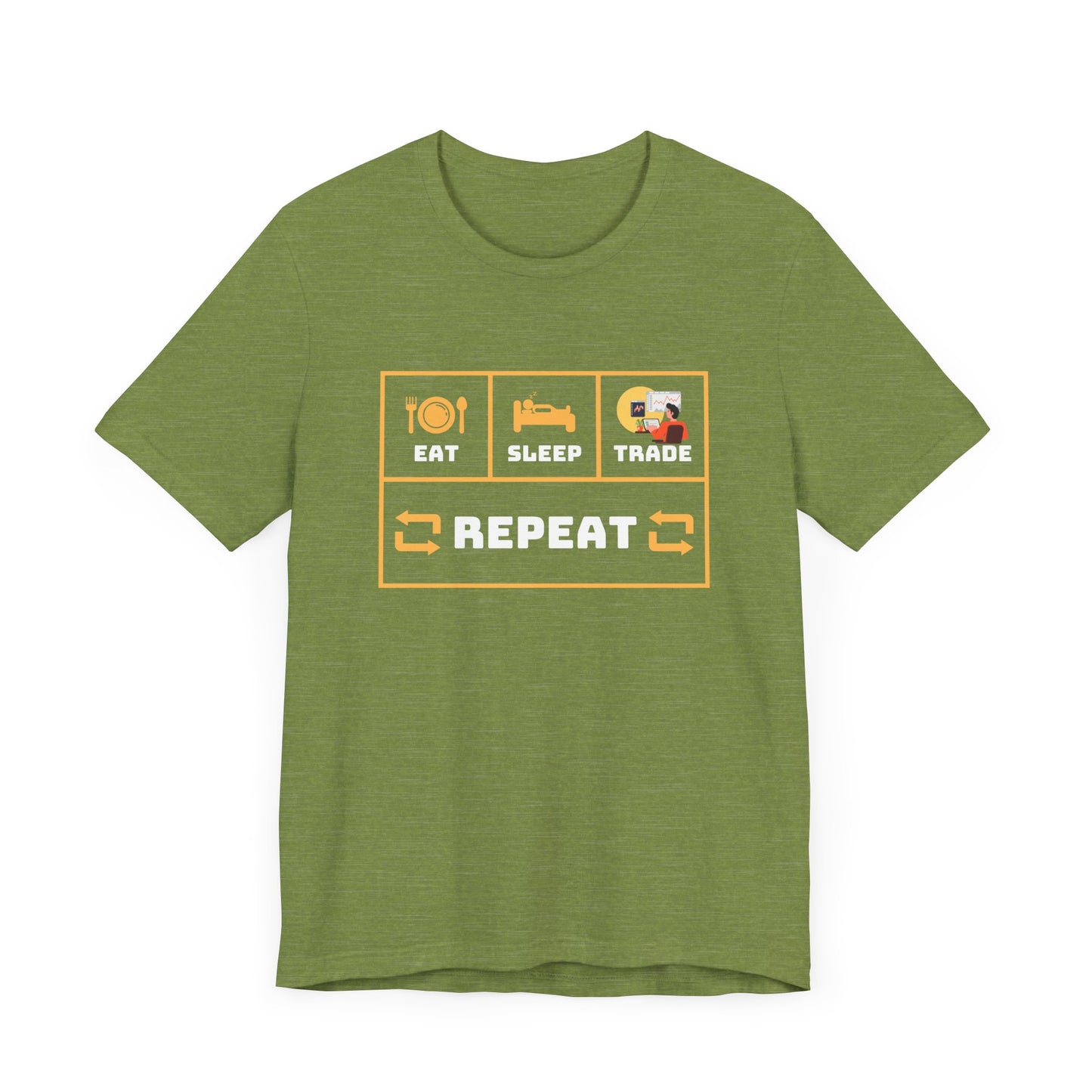 Eat Sleep Trade Repeat - Graphic T-Shirt