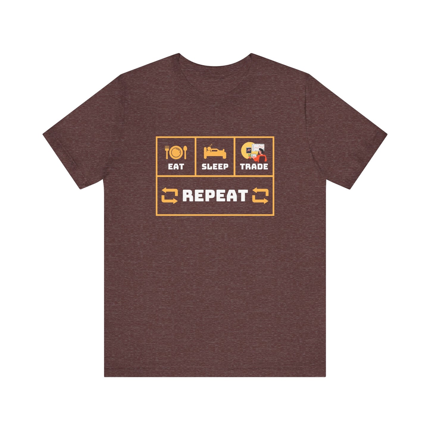 Eat Sleep Trade Repeat - Graphic T-Shirt