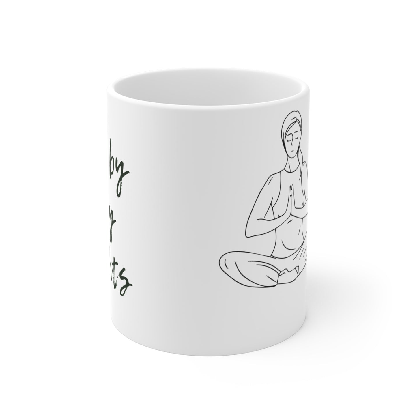 Inspirational Mug – Fueled By Happy Thoughts – 11oz Coffee Cup