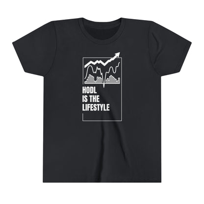 HODL is the Lifestyle Youth Short Sleeve Tee