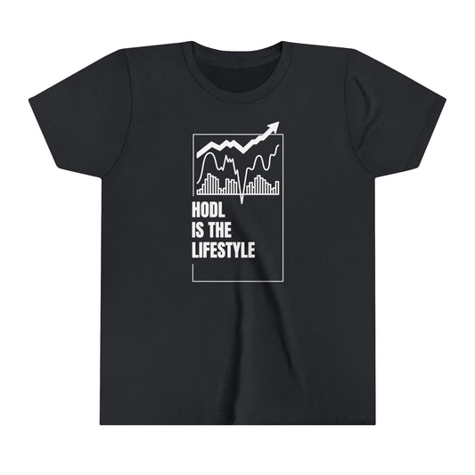 HODL is the Lifestyle Youth Short Sleeve Tee