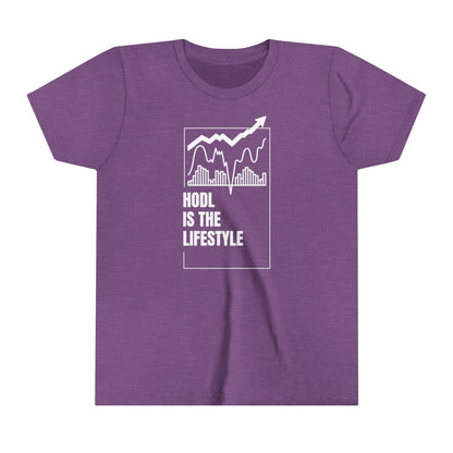 HODL is the Lifestyle Youth Short Sleeve Tee