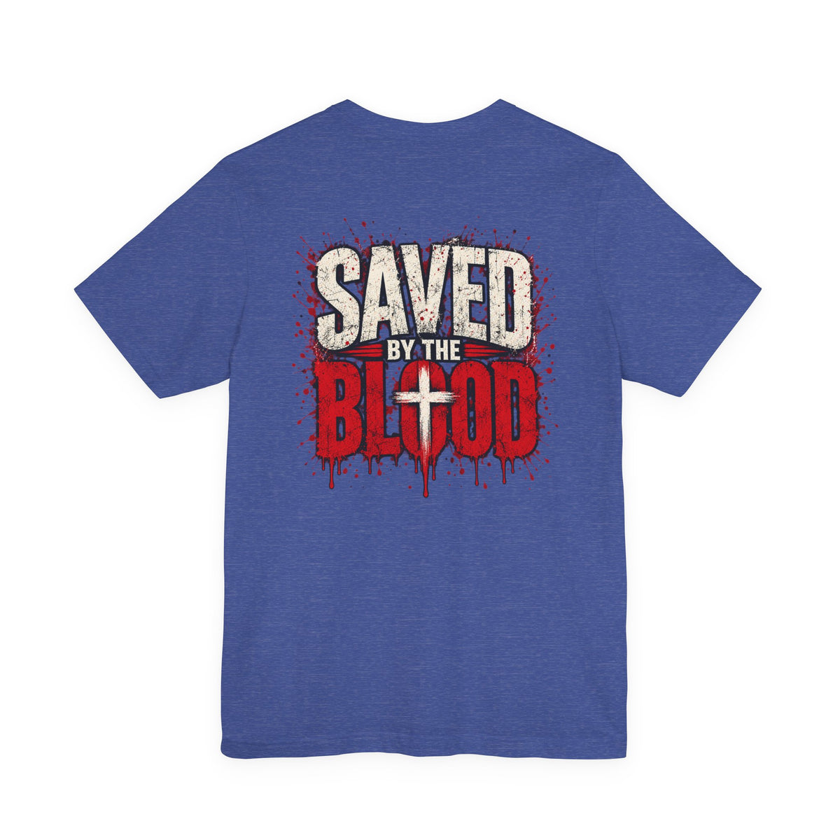 Saved by the Blood T-Shirt — Christian Faith Cross Graphic Tee