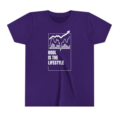 HODL is the Lifestyle Youth Short Sleeve Tee