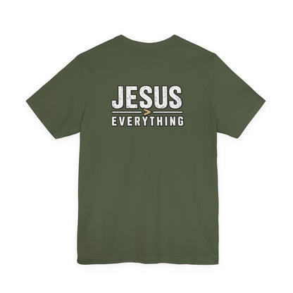 Jesus Everything T-Shirt — Faith Graphic Tee (Back Print)