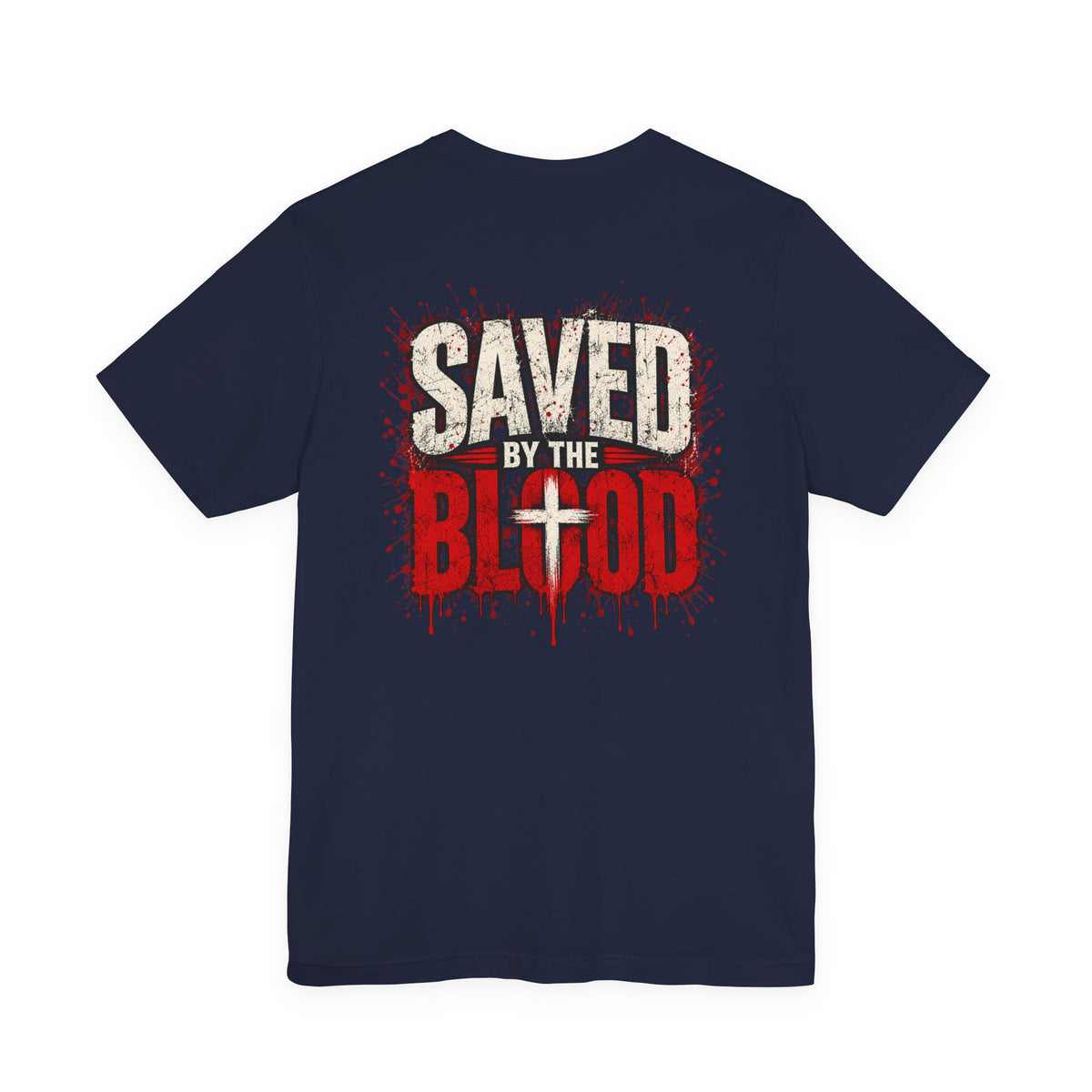 Saved by the Blood T-Shirt — Christian Faith Cross Graphic Tee