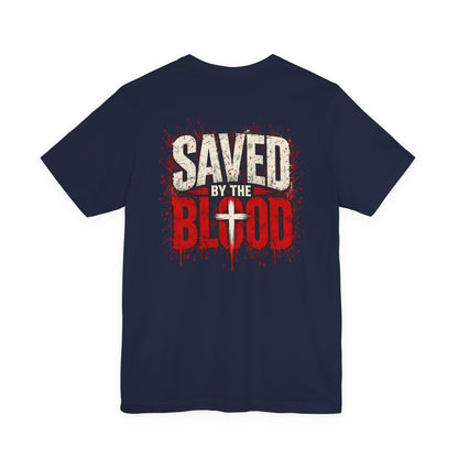 Saved by the Blood T-Shirt — Christian Faith Cross Graphic Tee