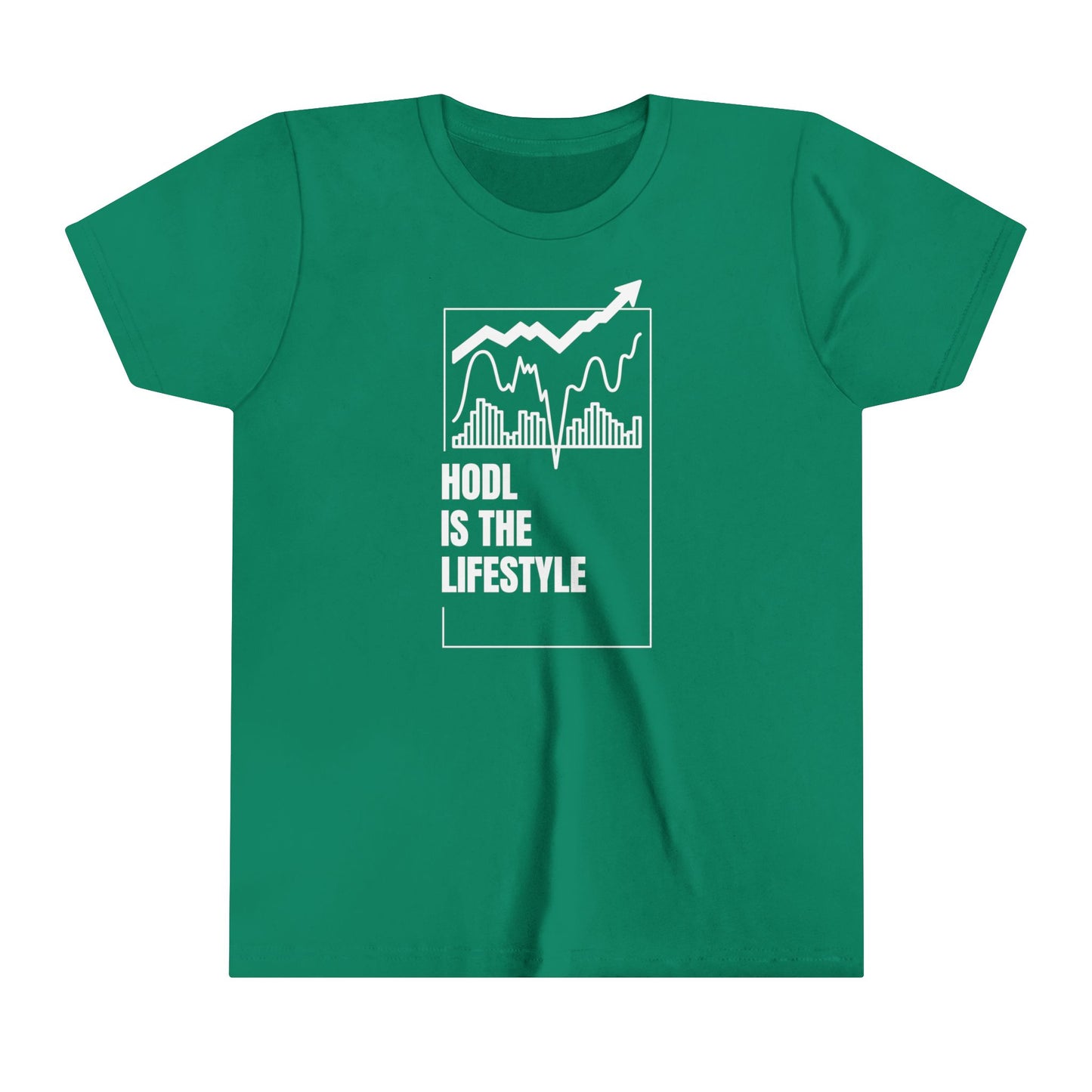 HODL is the Lifestyle Youth Short Sleeve Tee