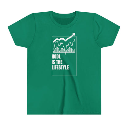 HODL is the Lifestyle Youth Short Sleeve Tee