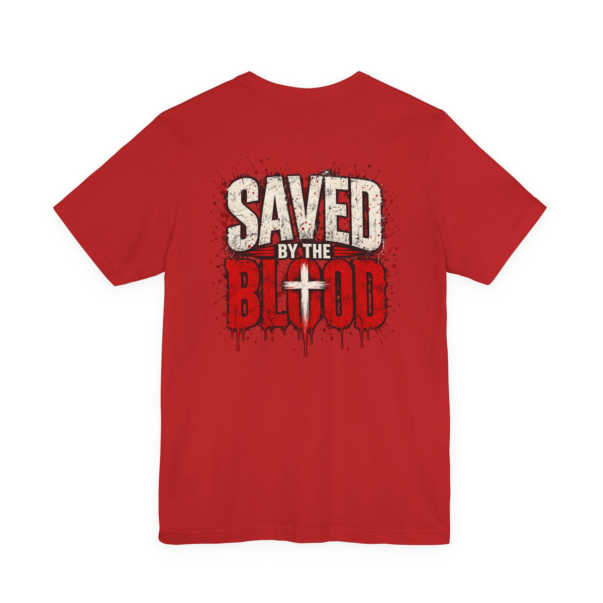 Saved by the Blood T-Shirt — Christian Faith Cross Graphic Tee