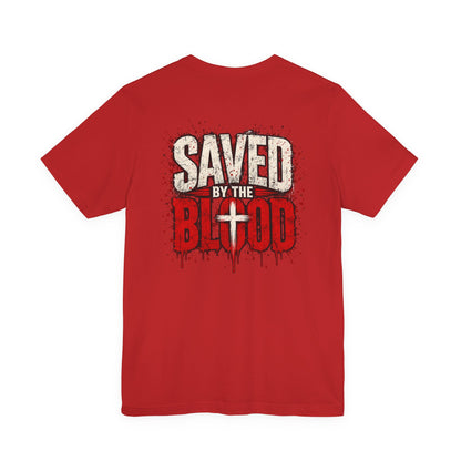 Saved by the Blood T-Shirt — Christian Faith Cross Graphic Tee