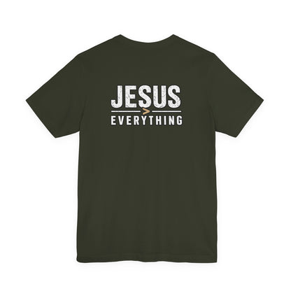 Jesus Everything T-Shirt — Faith Graphic Tee (Back Print)