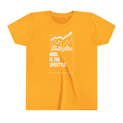 HODL is the Lifestyle Youth Short Sleeve Tee