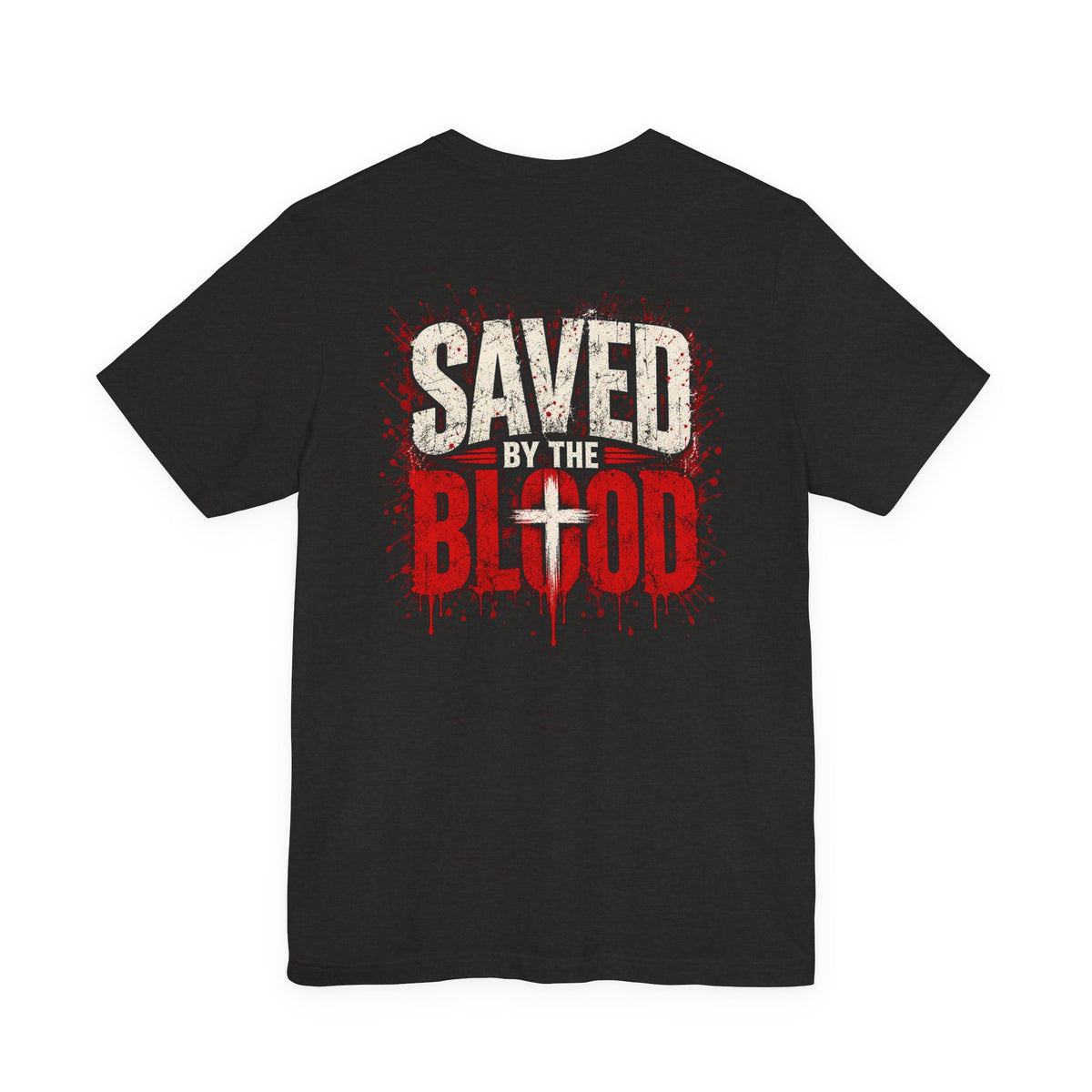 Saved by the Blood T-Shirt — Christian Faith Cross Graphic Tee