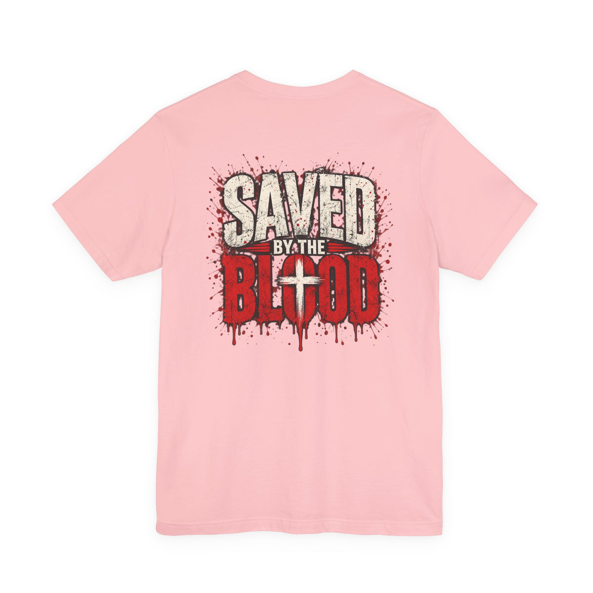 Saved by the Blood T-Shirt — Christian Faith Cross Graphic Tee