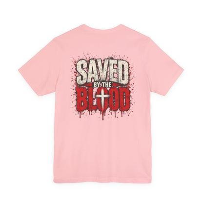 Saved by the Blood T-Shirt — Christian Faith Cross Graphic Tee