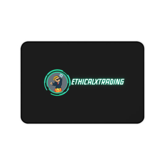 Ethical Trading Desk Mat - Sleek and Motivational Workspace Accessory