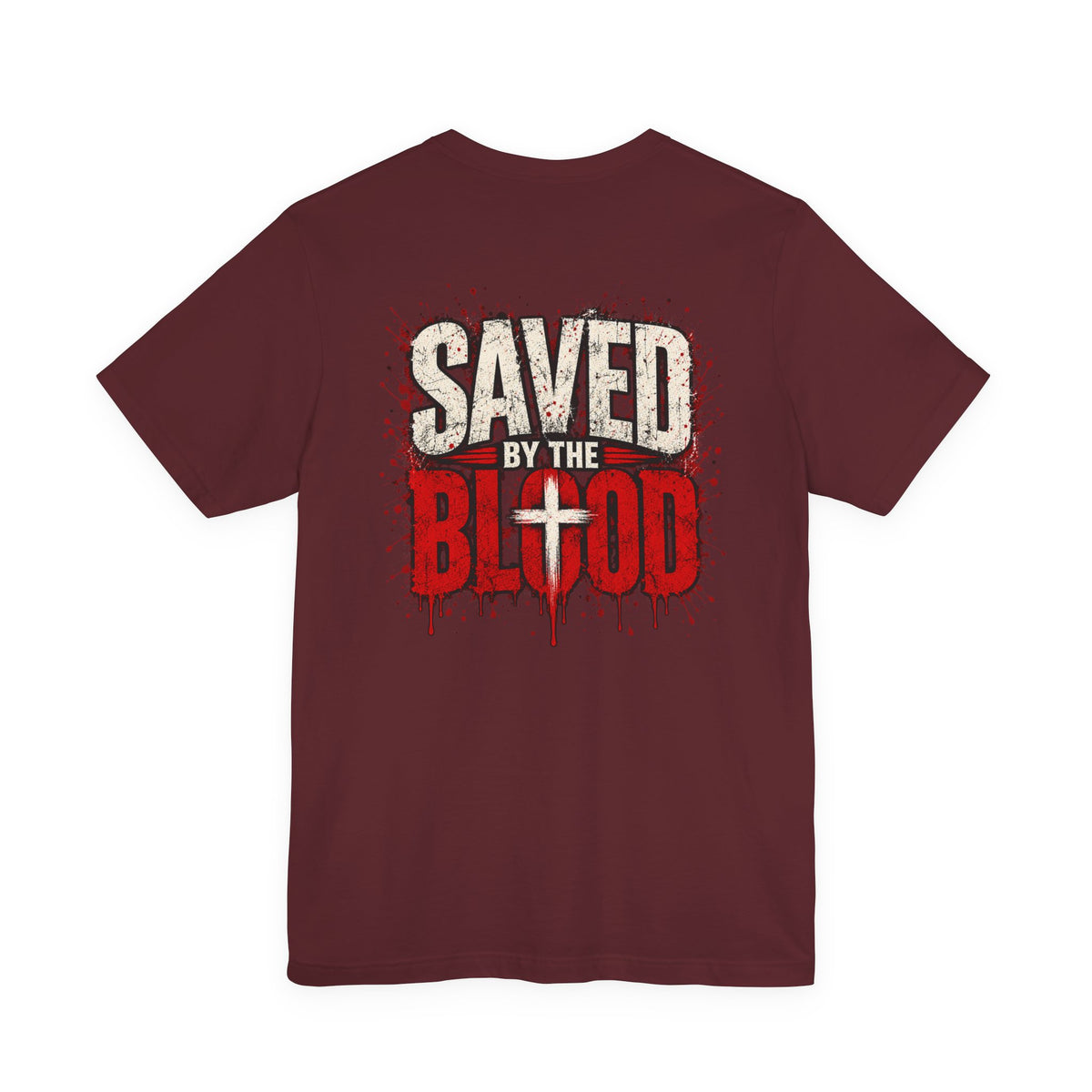 Saved by the Blood T-Shirt — Christian Faith Cross Graphic Tee