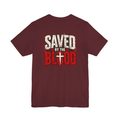 Saved by the Blood T-Shirt — Christian Faith Cross Graphic Tee
