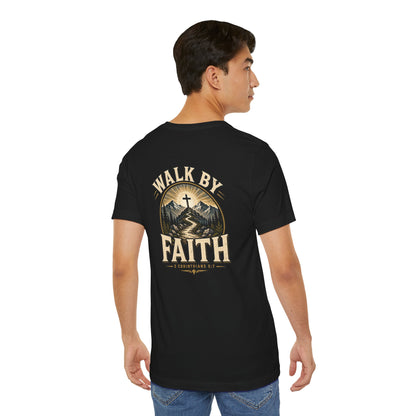 Walk By Faith T-Shirt — Christian Faith Graphic Tee