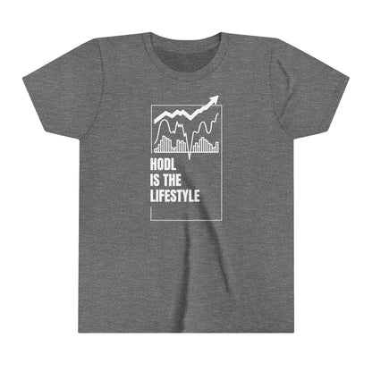 HODL is the Lifestyle Youth Short Sleeve Tee