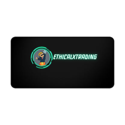 Ethical Trading Desk Mat - Sleek and Motivational Workspace Accessory