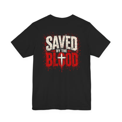 Saved by the Blood T-Shirt — Christian Faith Cross Graphic Tee