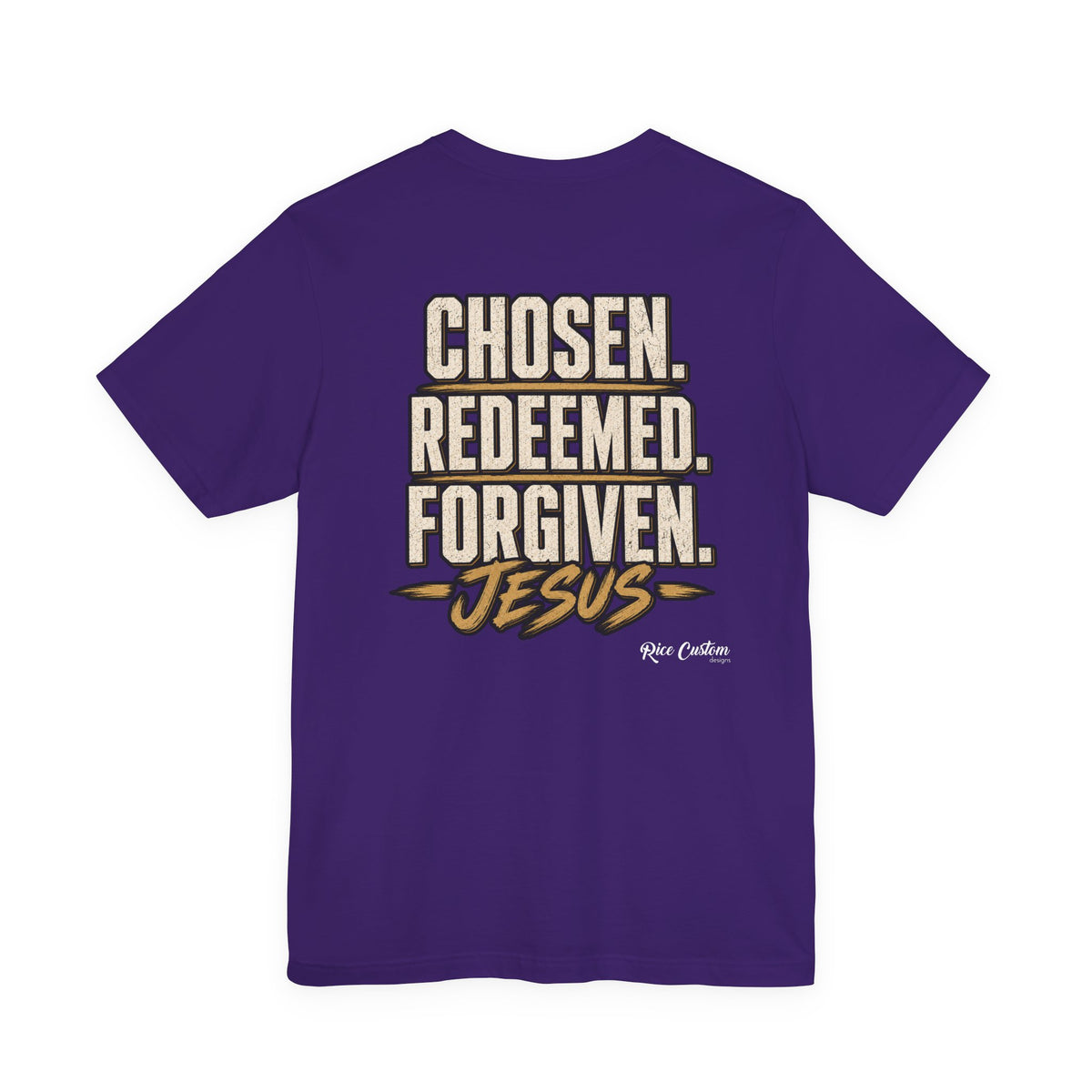 Chosen. Redeemed. Forgiven. - Christian Graphic Tee