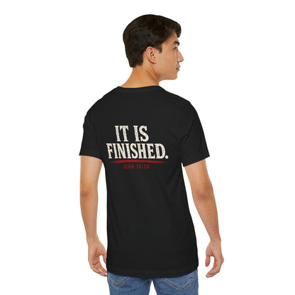 "It Is Finished" Christian Tee — John 19:30 Bible Verse T-Shirt