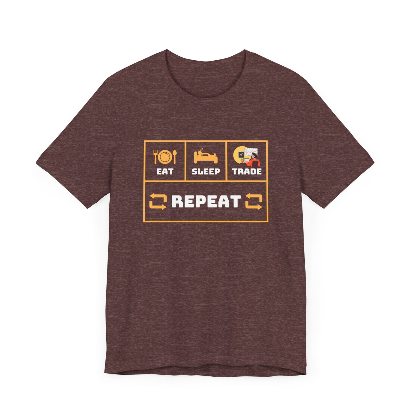 Eat Sleep Trade Repeat -  Graphic T-Shirt
