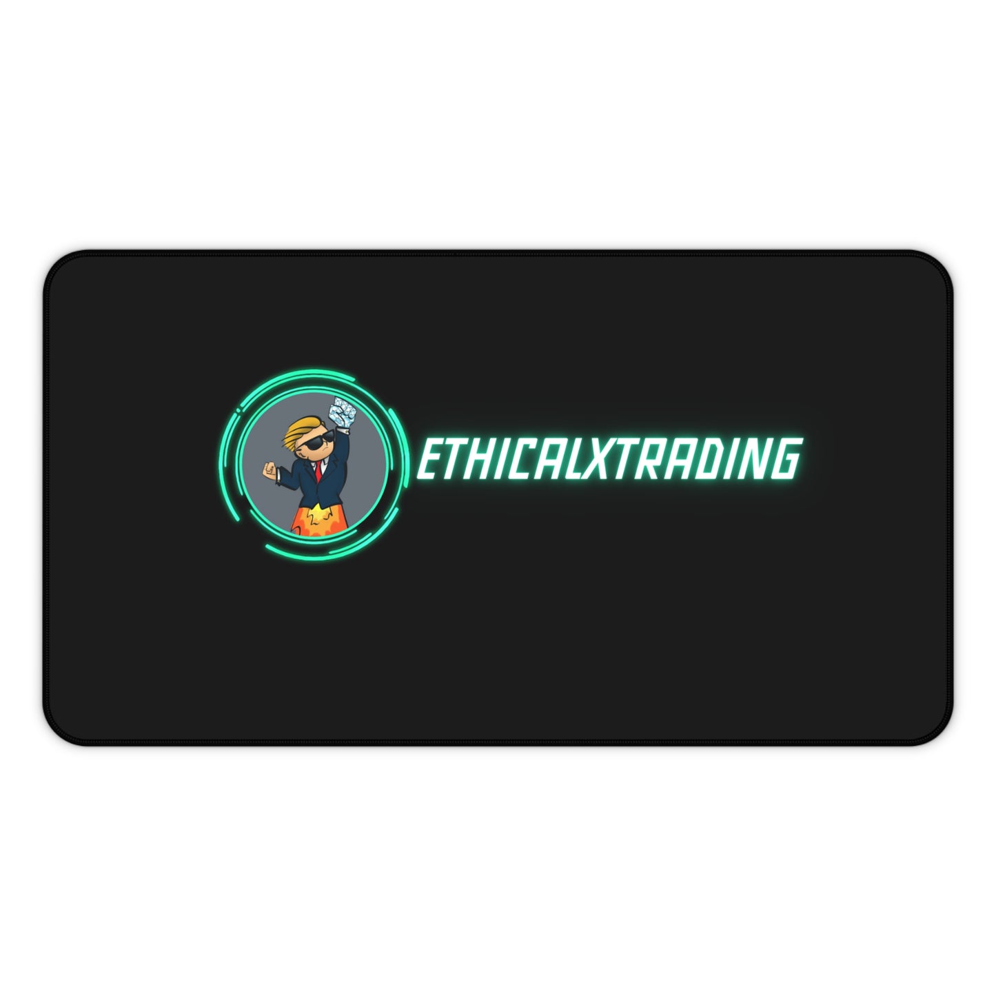 Ethical Trading Desk Mat - Sleek and Motivational Workspace Accessory