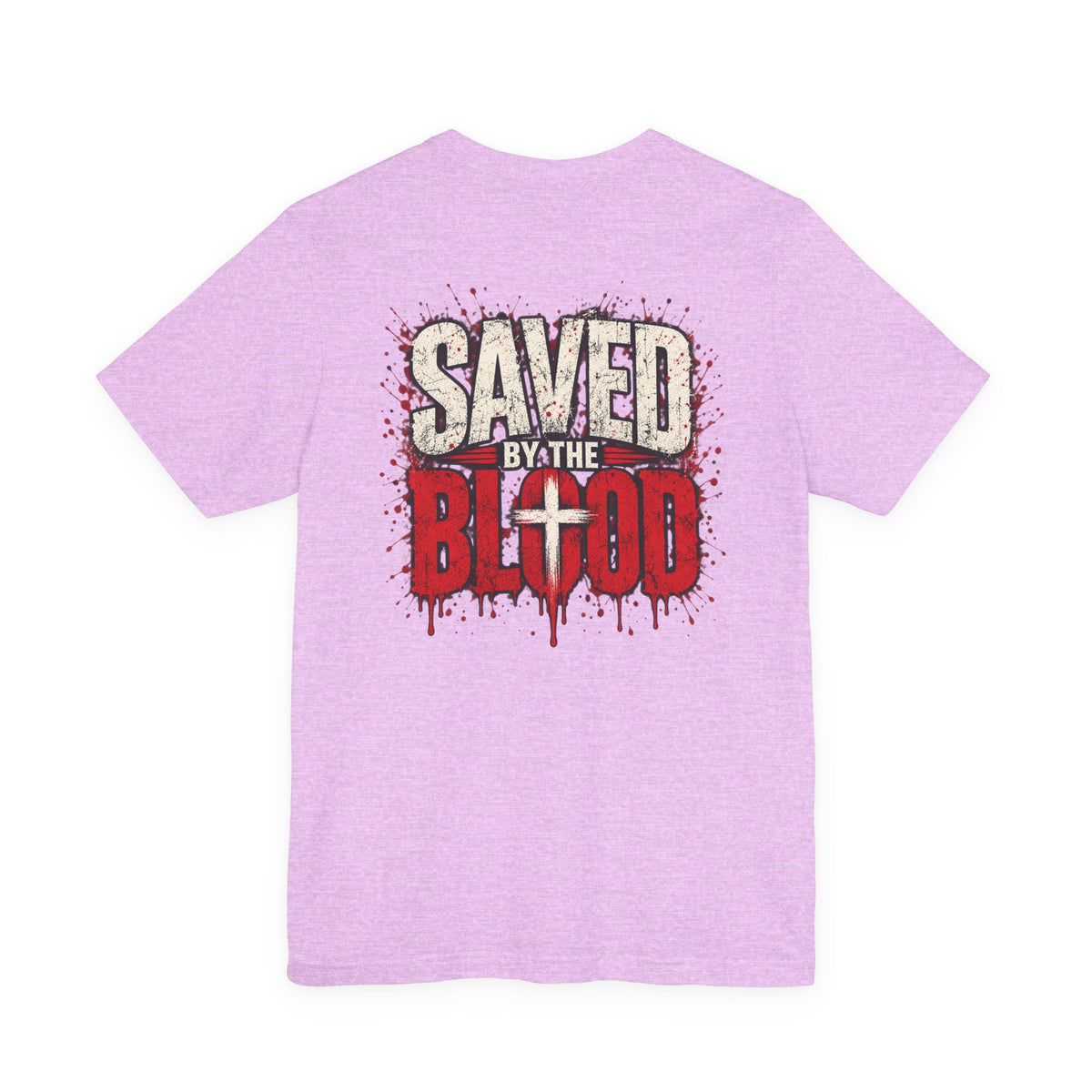 Saved by the Blood T-Shirt — Christian Faith Cross Graphic Tee