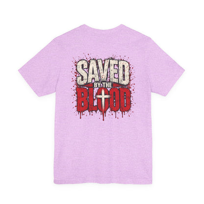 Saved by the Blood T-Shirt — Christian Faith Cross Graphic Tee