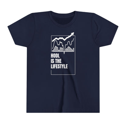 HODL is the Lifestyle Youth Short Sleeve Tee
