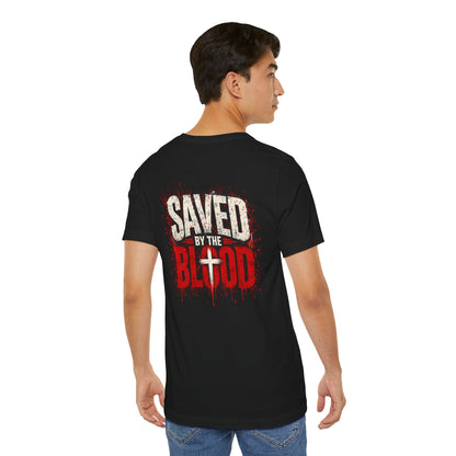 Saved by the Blood T-Shirt — Christian Faith Cross Graphic Tee